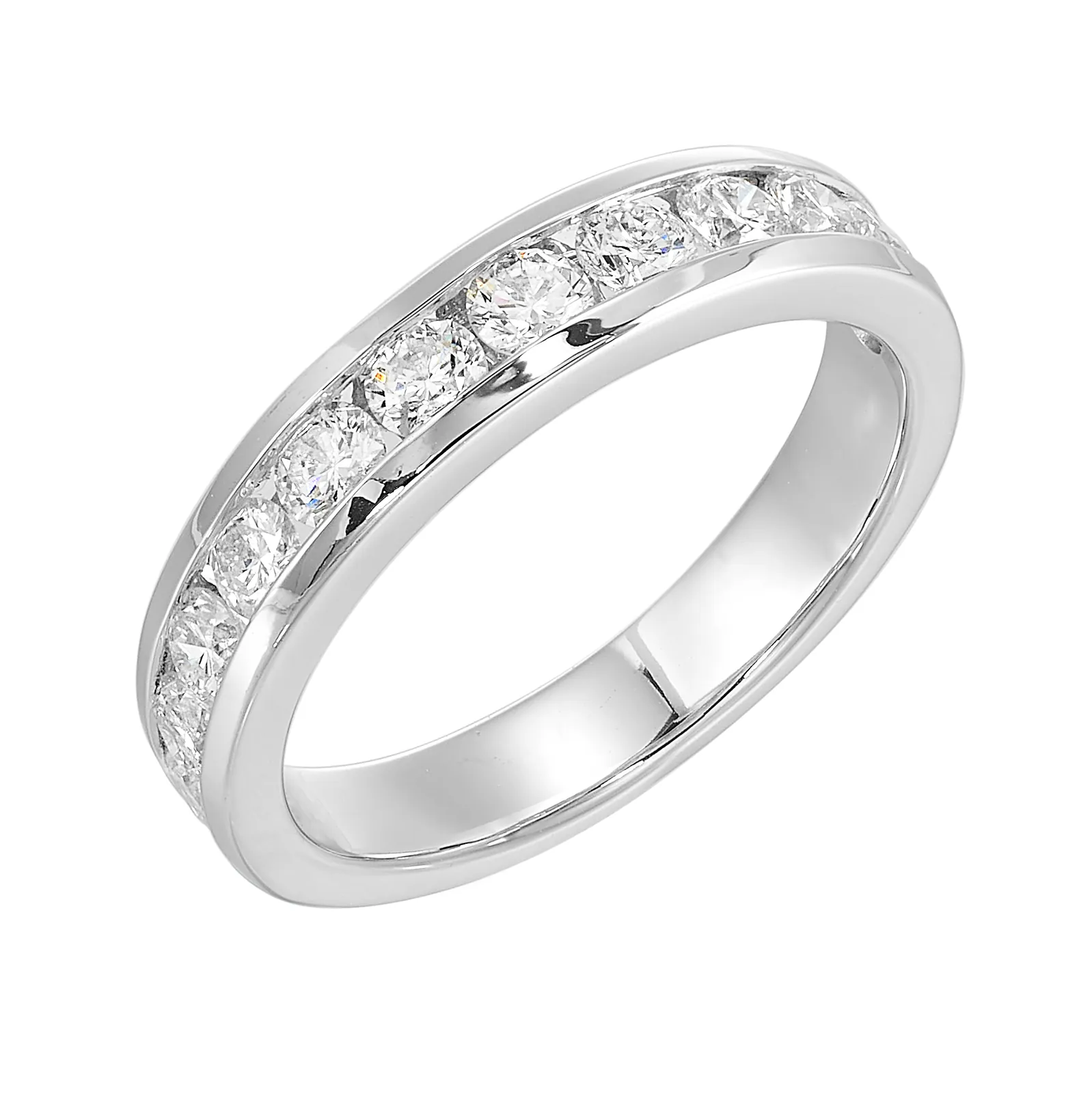 14Kt White Gold Diamond 1Ctw Ring view 2