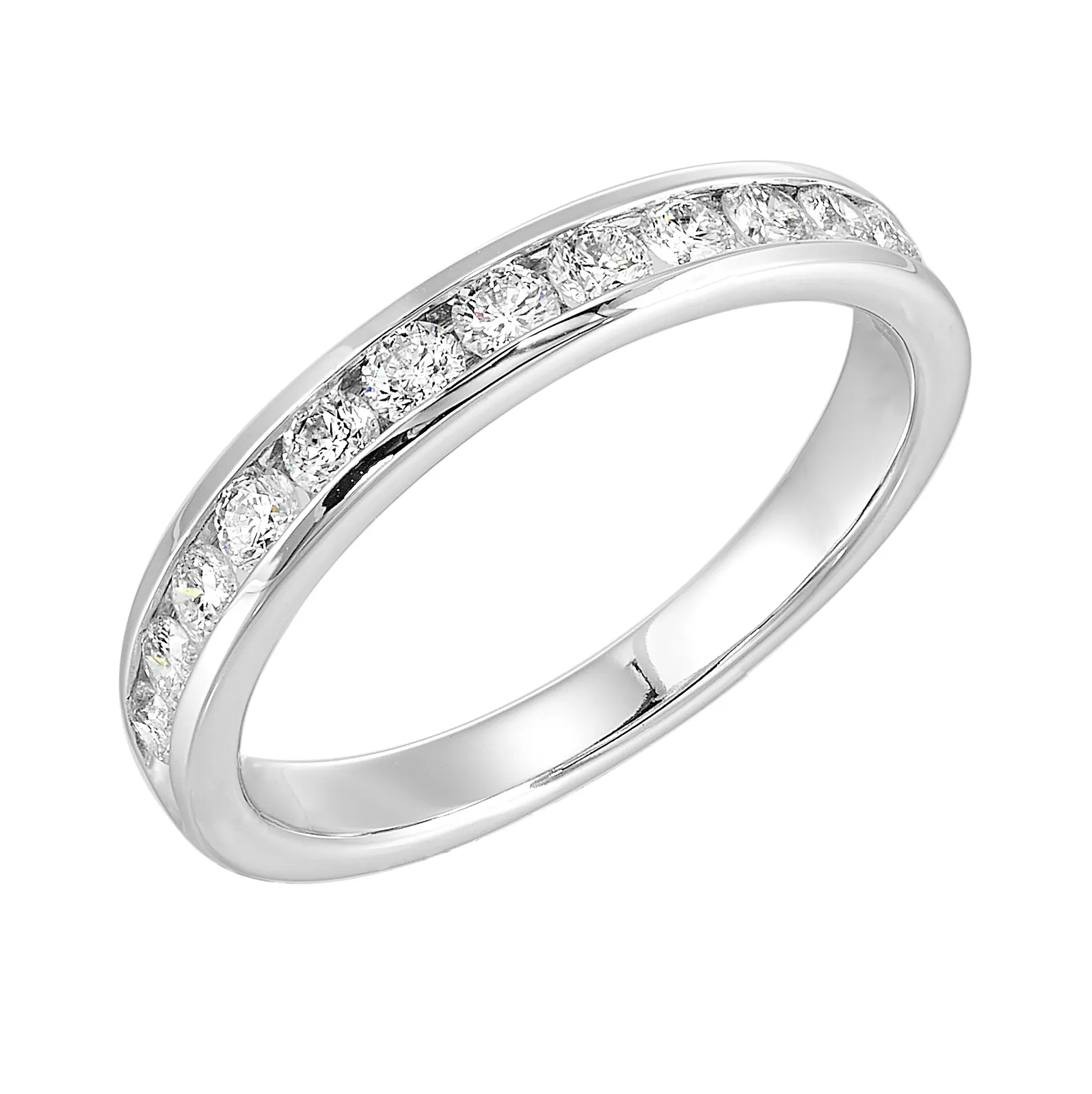 14Kt White Gold Diamond 1/2Ctw Ring view 2