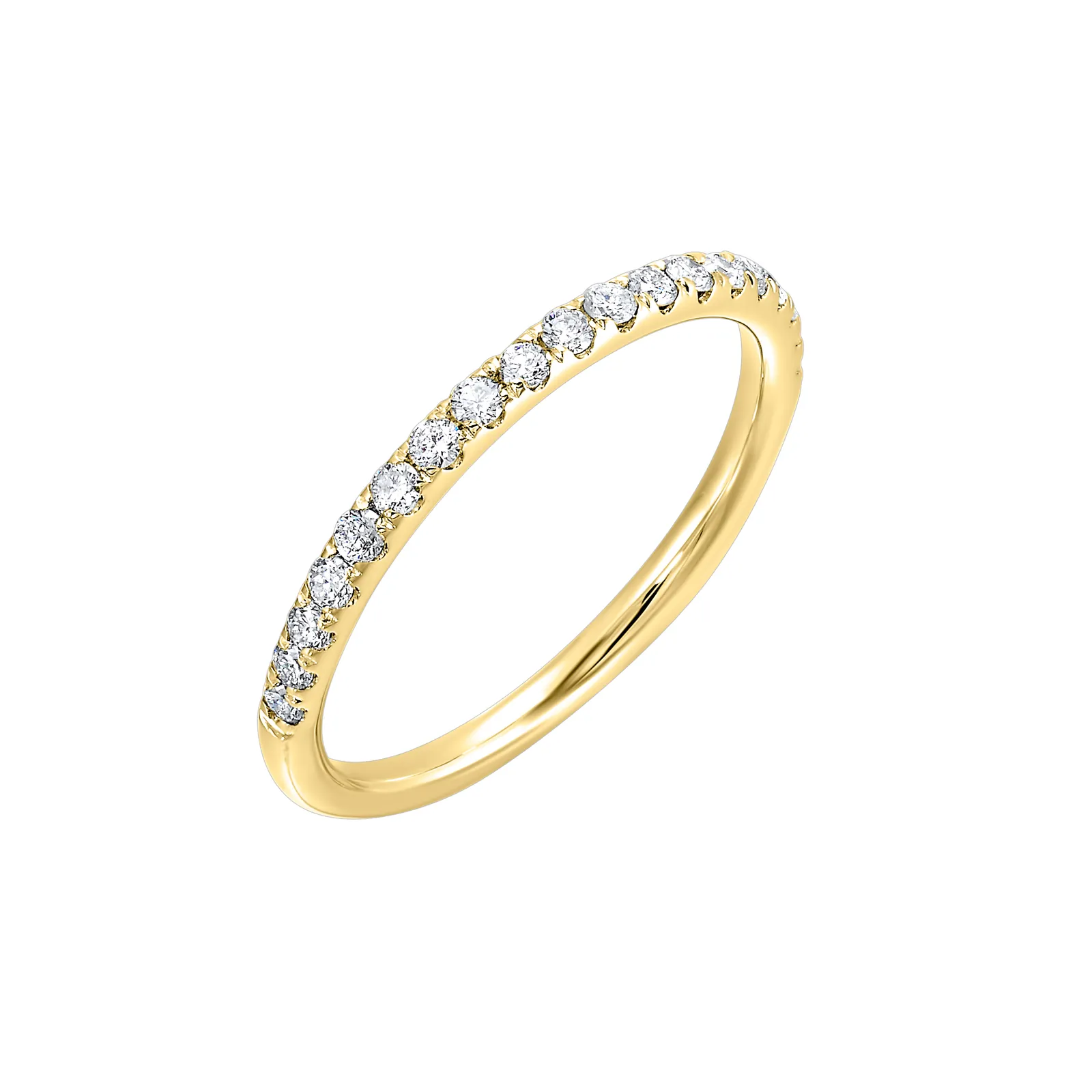 14Kt Yellow Gold Diamond 1/4Ctw Ring view 2