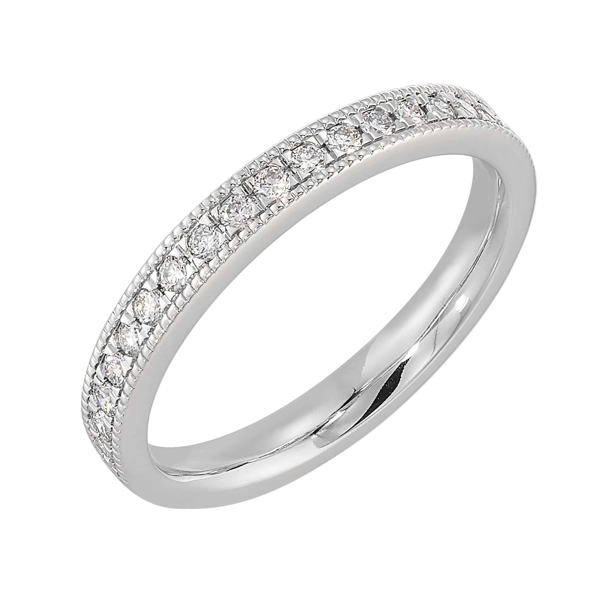 14Kt White Gold Diamond 1/4Ctw Ring view 2