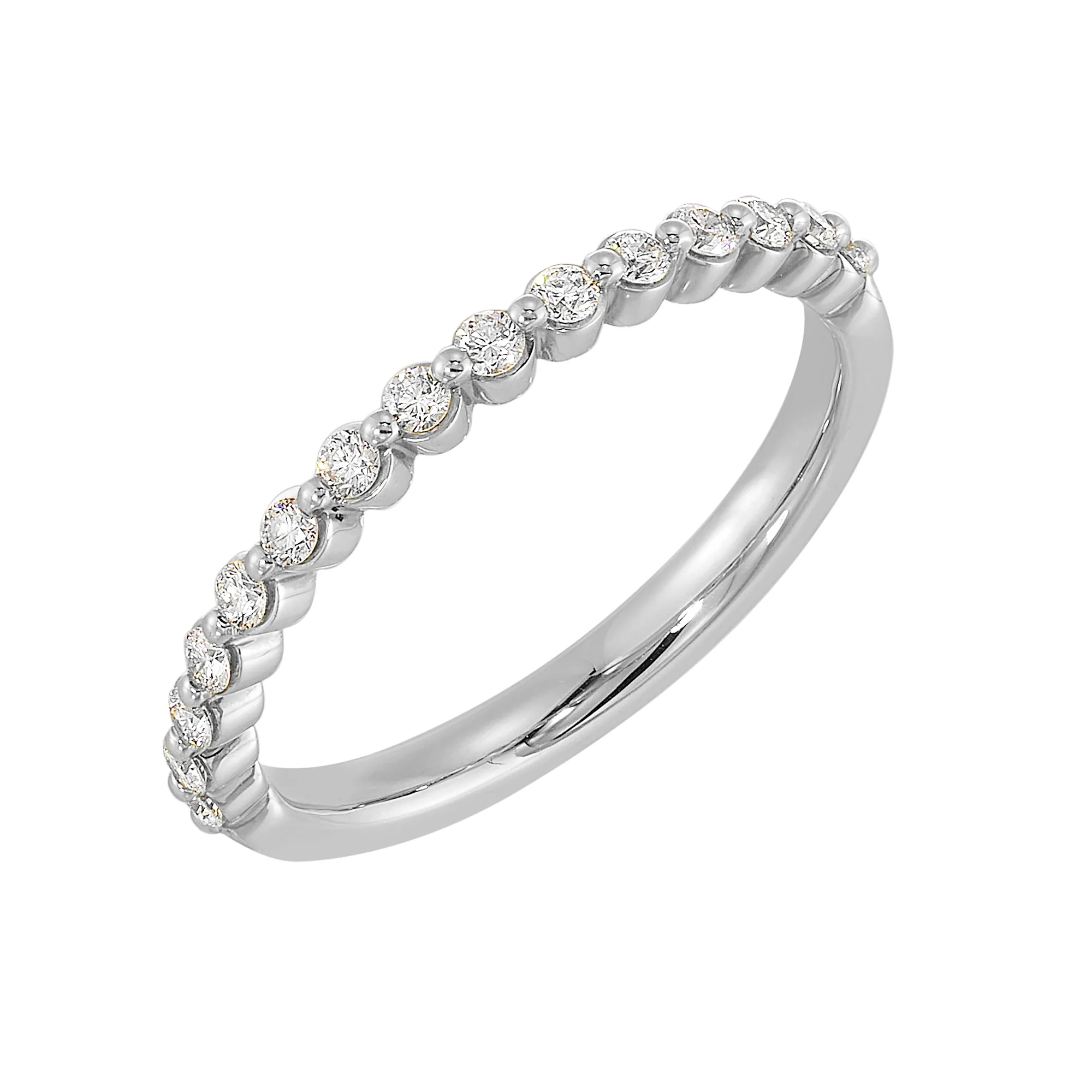 14Kt White Gold Diamond 1/4Ctw Ring view 2