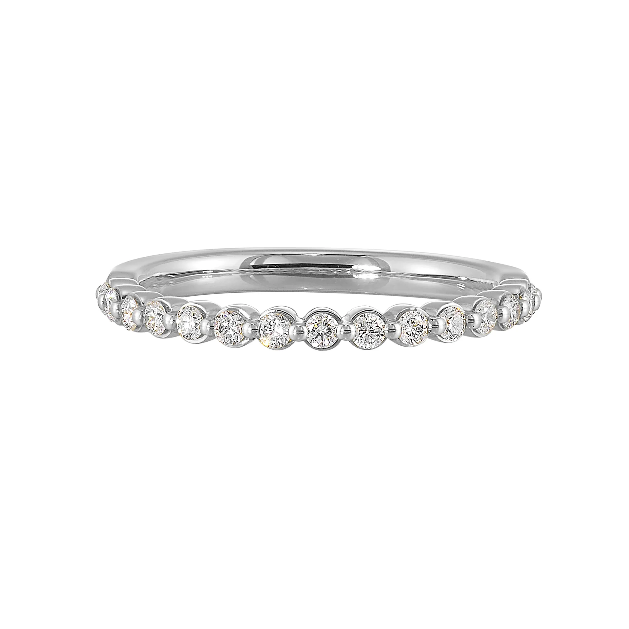 14Kt White Gold Diamond 1/4Ctw Ring