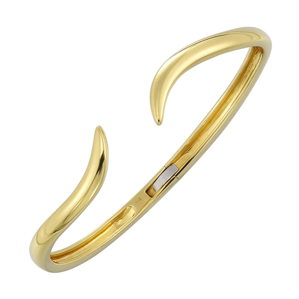 Silver Yellow Bangle