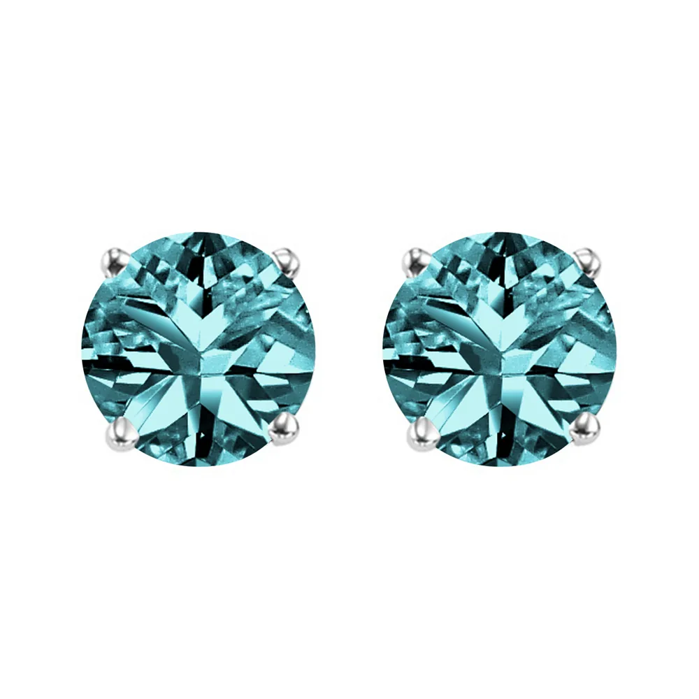 14Kt White Gold Diamond 1/2Ctw Earring