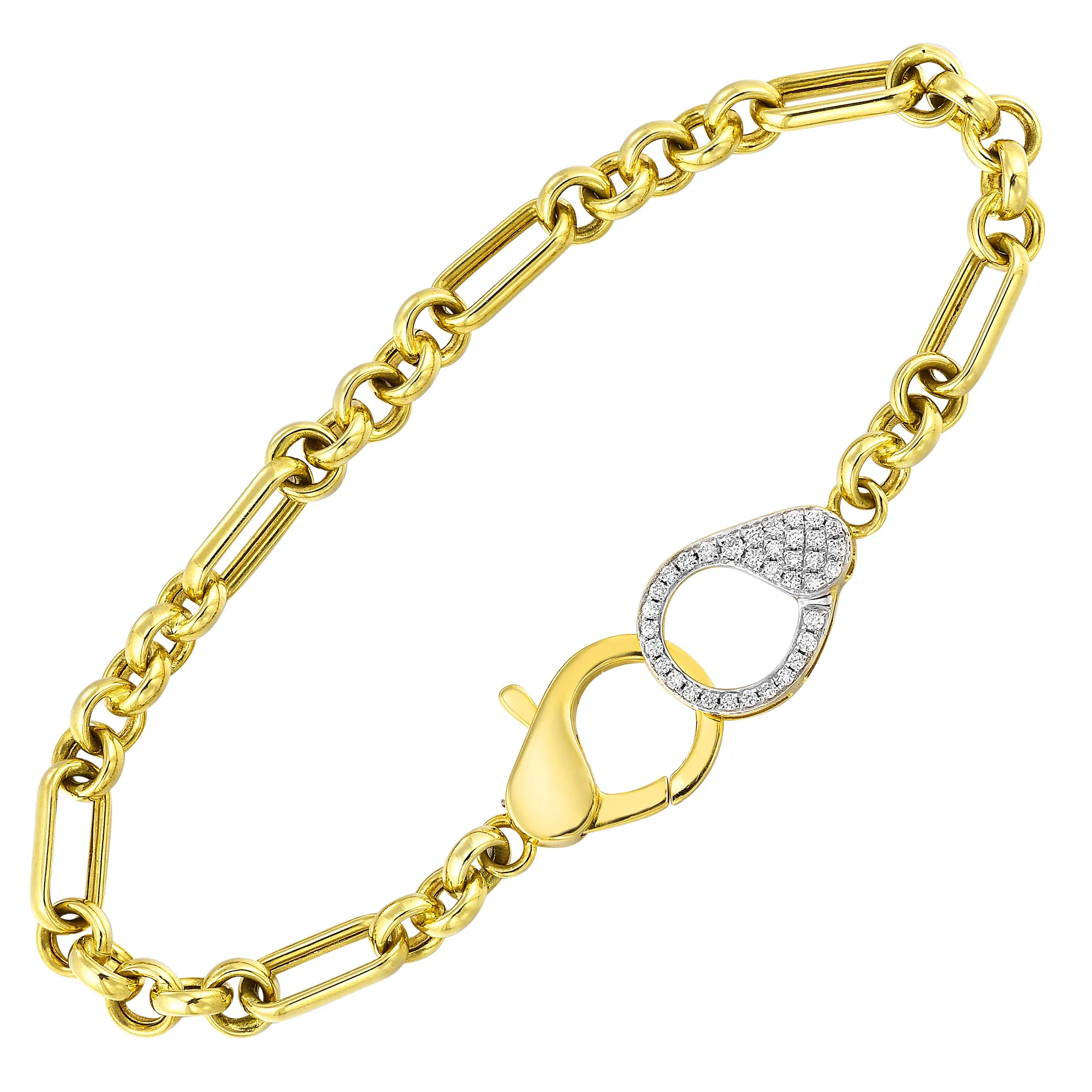 14Kt Yellow Gold Diamond 1/5Ctw Charm view 2
