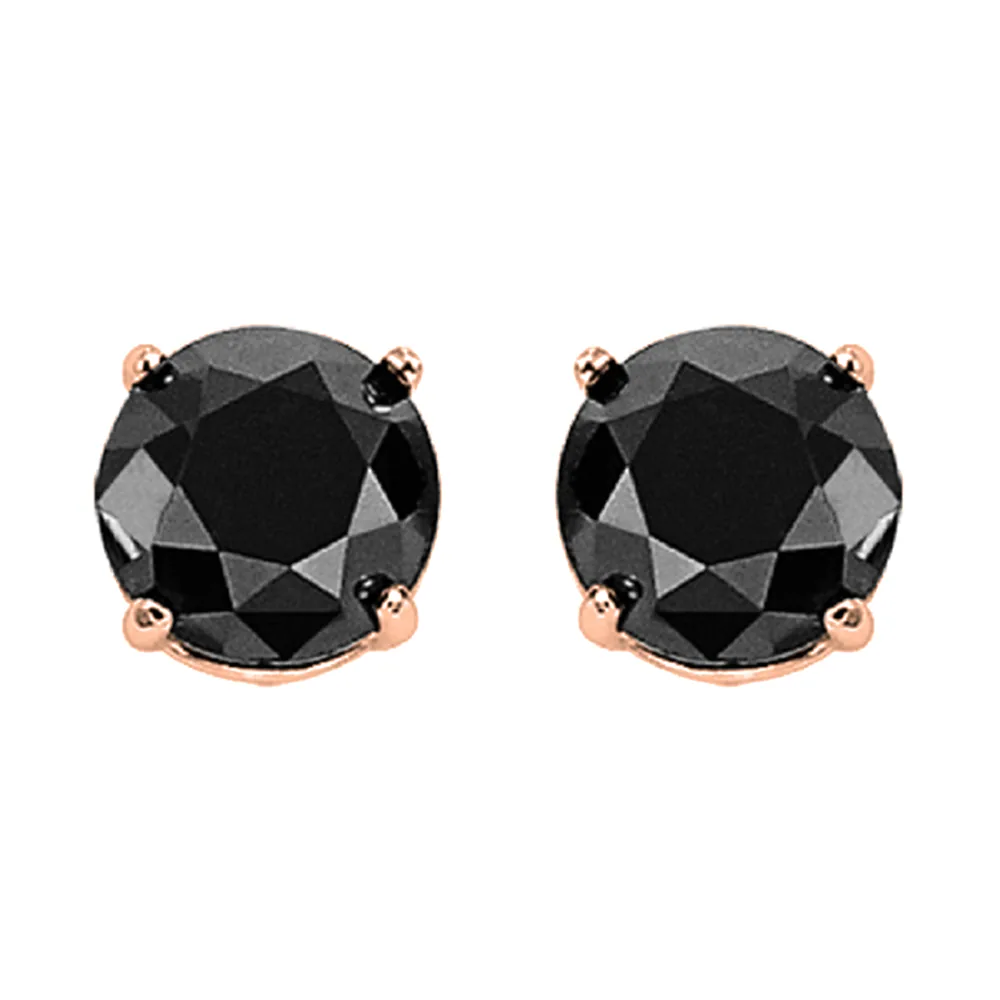 14Kt Rose Gold Diamond 3/4Ctw Earring