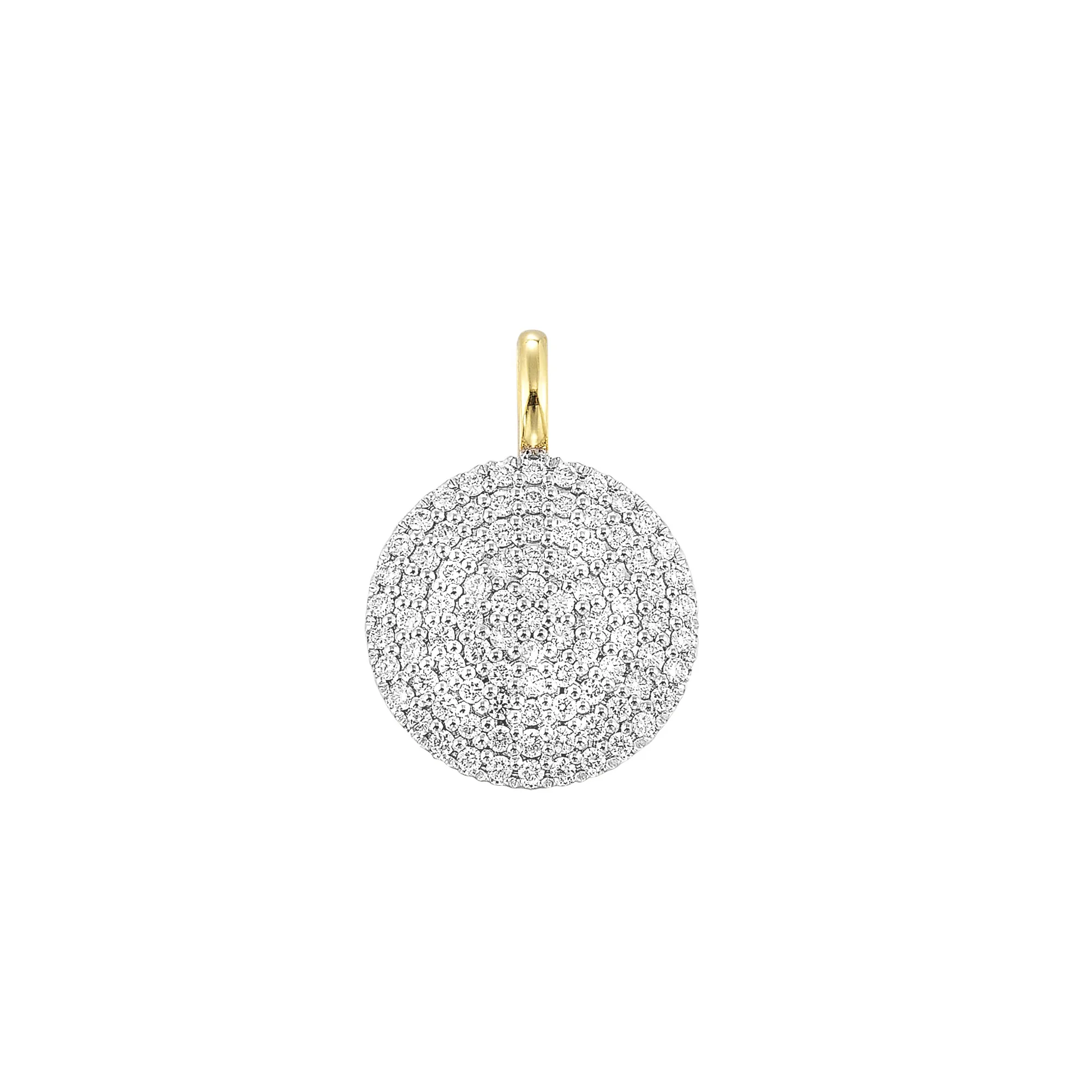 14Kt Yellow Gold Diamond 1/2Ctw Charm