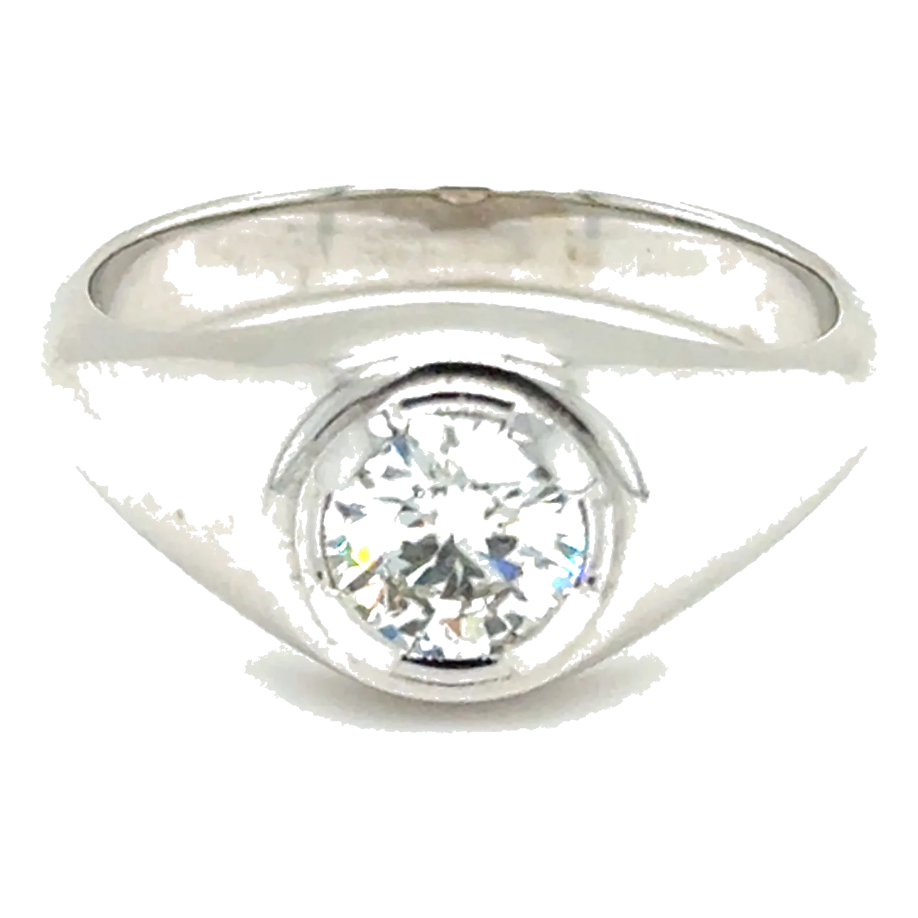 10Kt White Gold Lab Grown Diamond 1Ctw Wedding Band