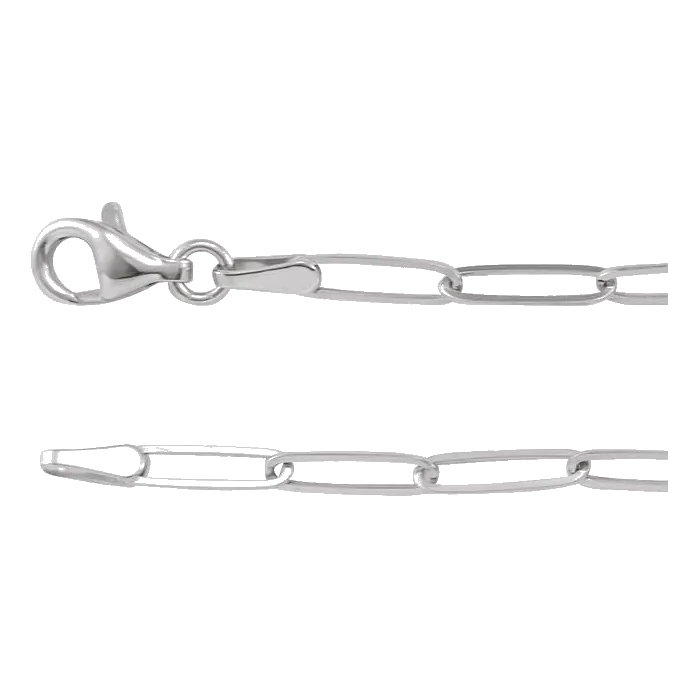 Sterling Silver Paper Clip Bracelet