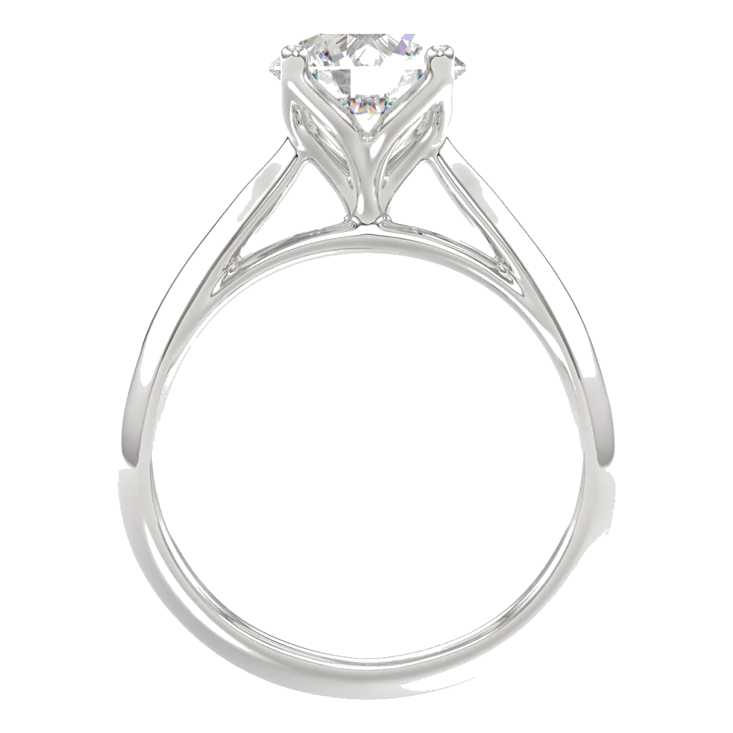 14Kt White Gold Lab Grown Diamond 2Ctw Engagement Ring view 2