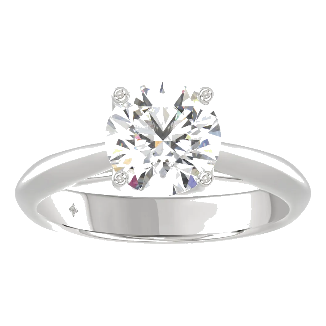 14Kt White Gold Lab Grown Diamond 2Ctw Engagement Ring