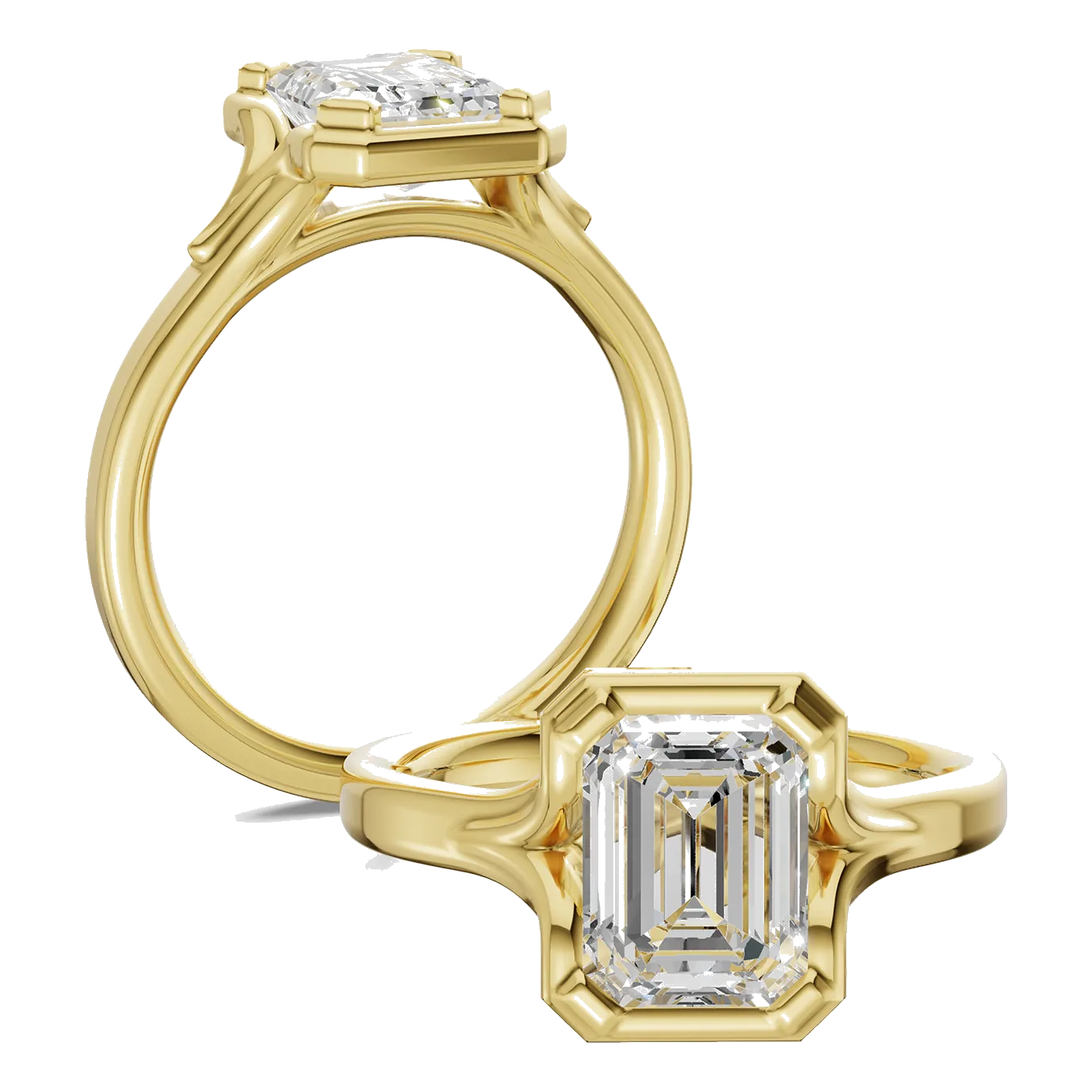 14Kt Yellow Gold Engagement Ring