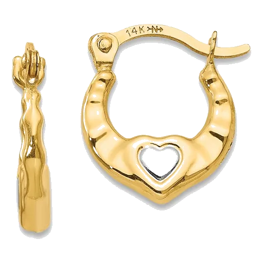 14Kt Yellow Gold Small Hoop Earring