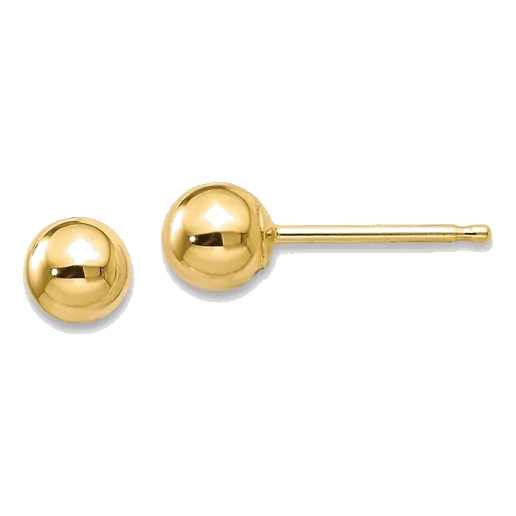 14Kt Yellow Gold Stud Earring