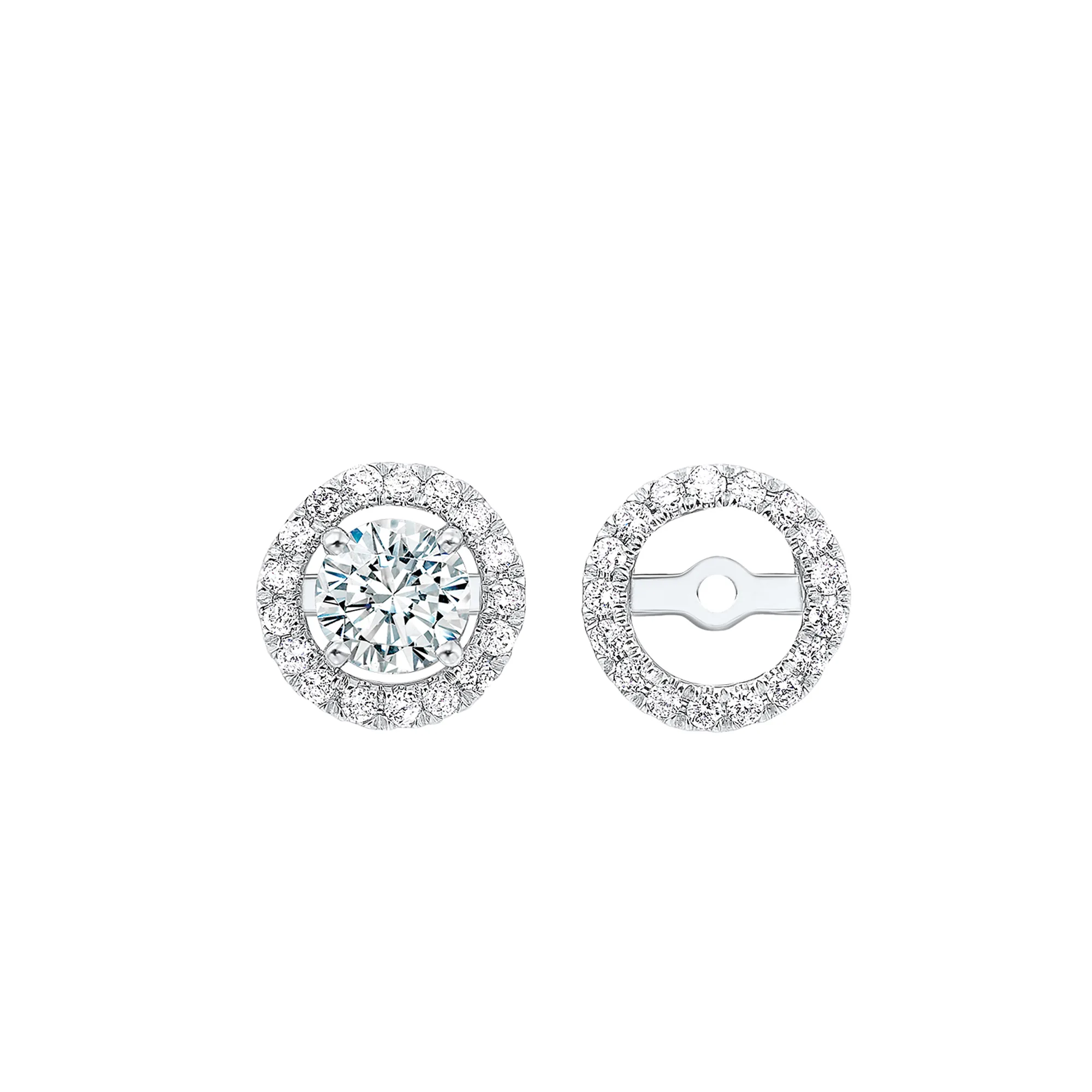 14Kt White Gold Diamond 1/5Ctw Earring