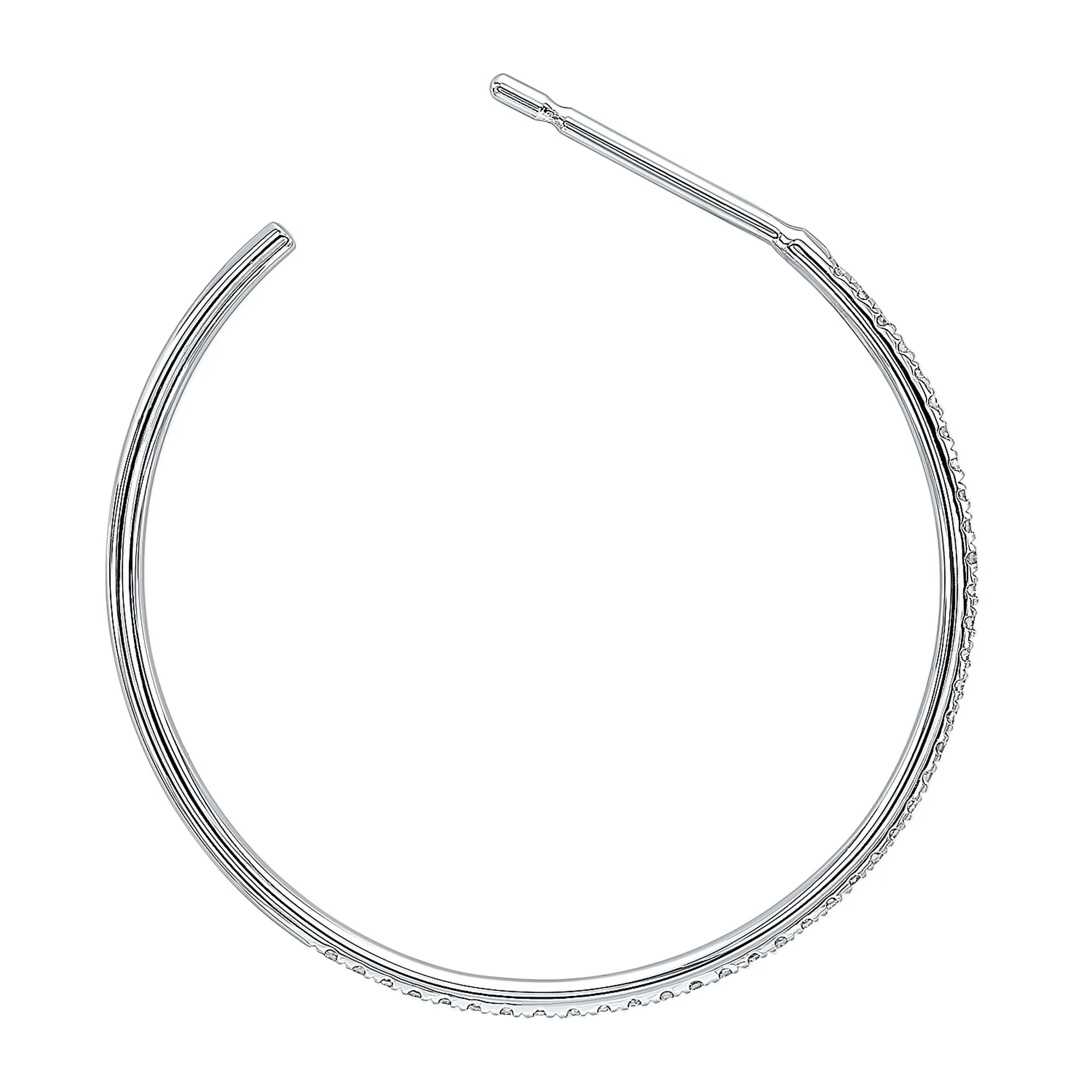 14Kt White Gold Diamond 1/15Ctw Earring view 3