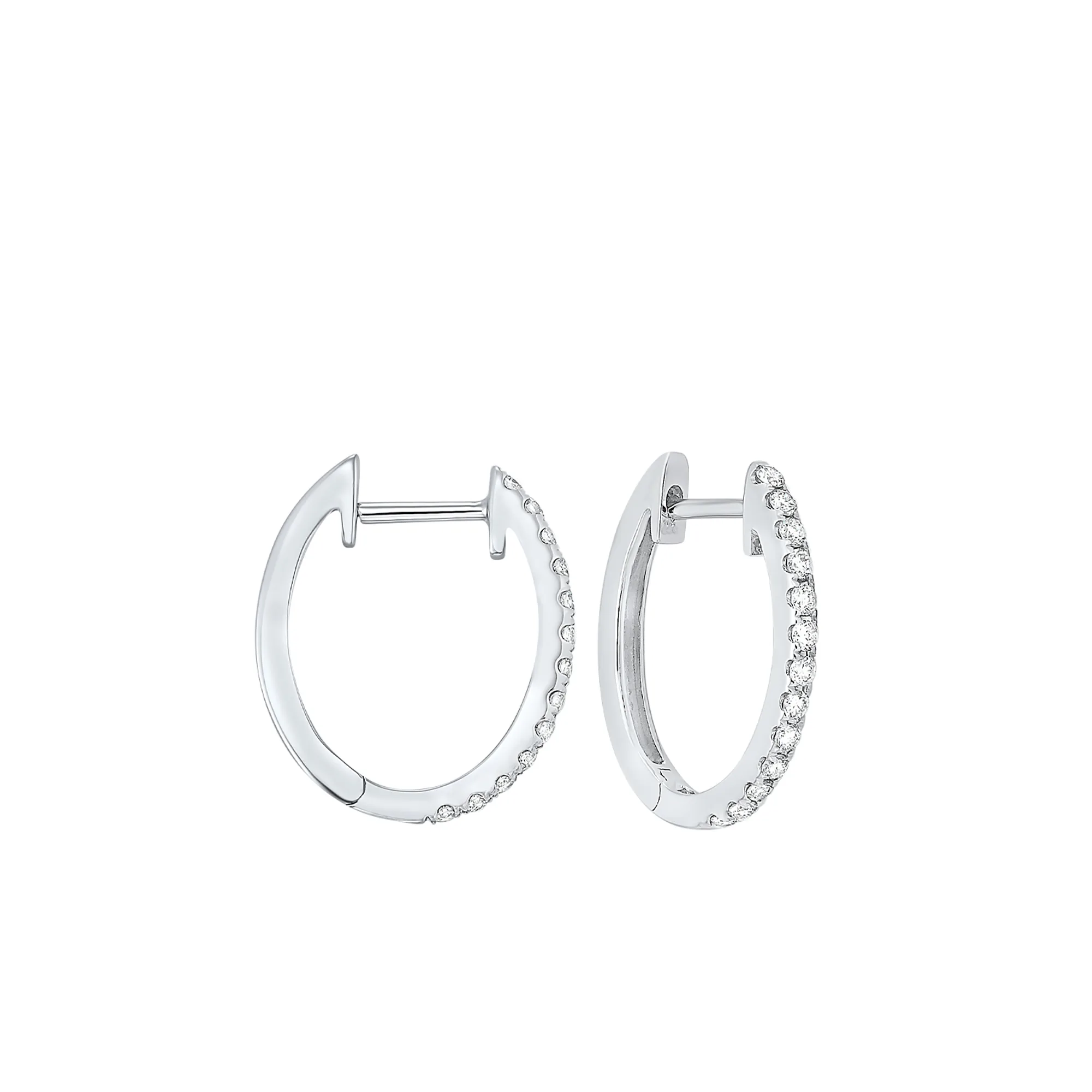 14Kt White Gold Diamond 1/4Ctw Earring