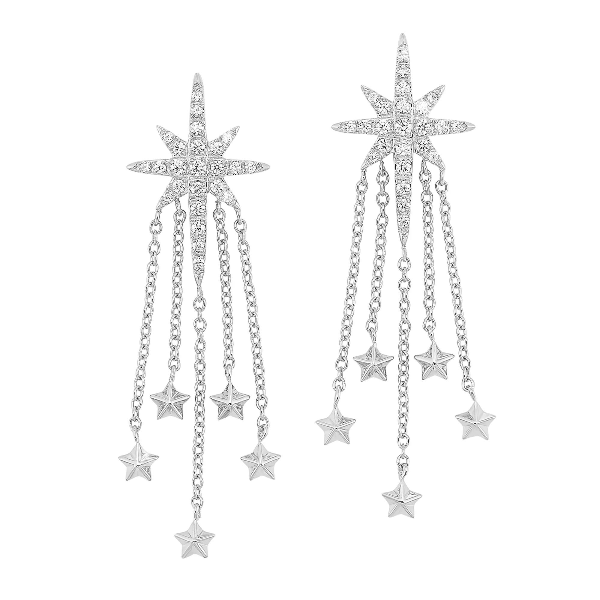14Kt White Gold Diamond 1/4Ctw Earring
