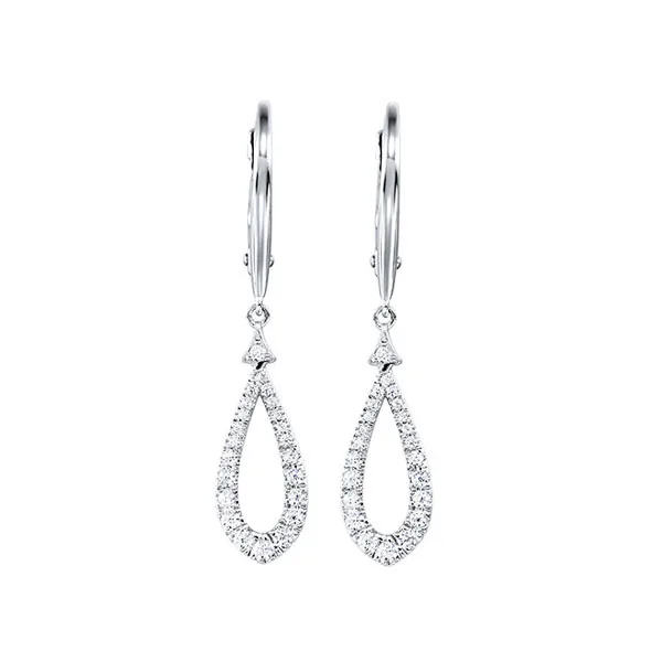 14Kt White Gold Diamond 1/3Ctw Earring
