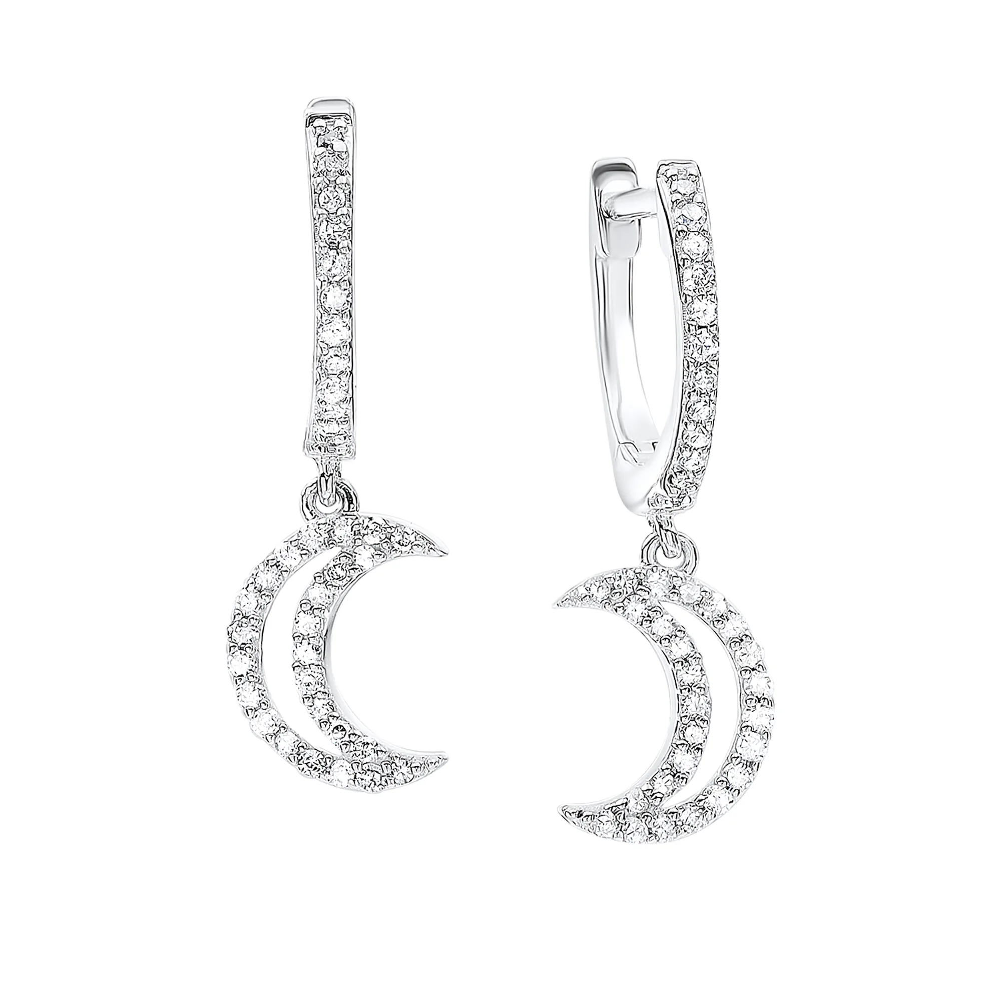 14Kt White Gold Diamond 1/4Ctw Earring