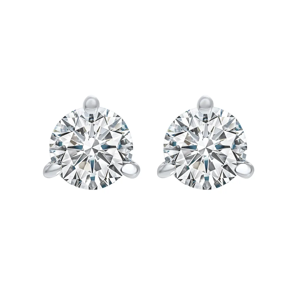 18Kt White Gold Diamond 1 1/2Ctw Earring