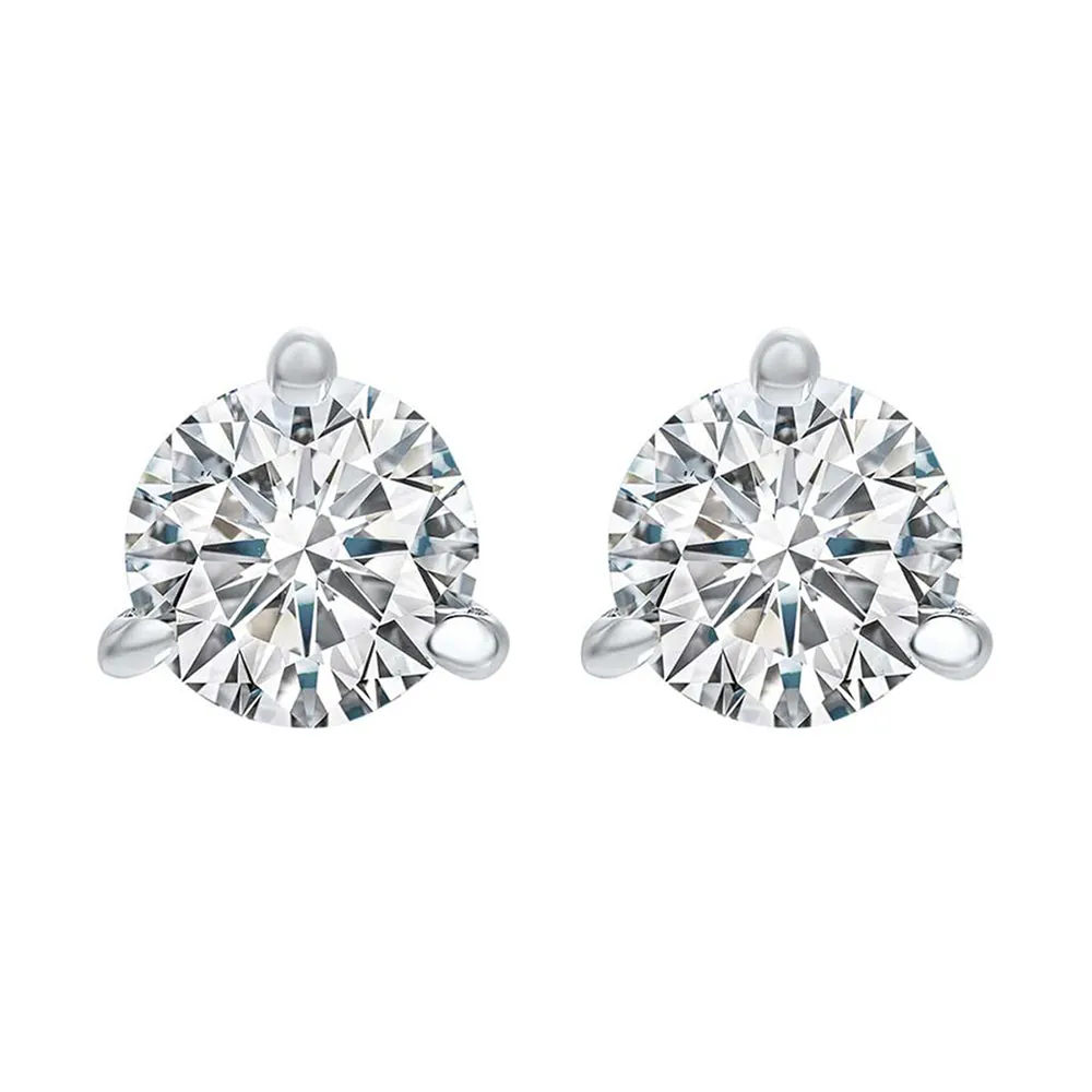 14Kt White Gold Diamond 1/3Ctw Earring