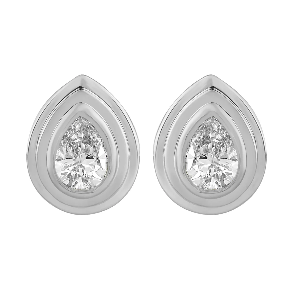 14Kt White Gold Diamond 1/3Ctw Earring