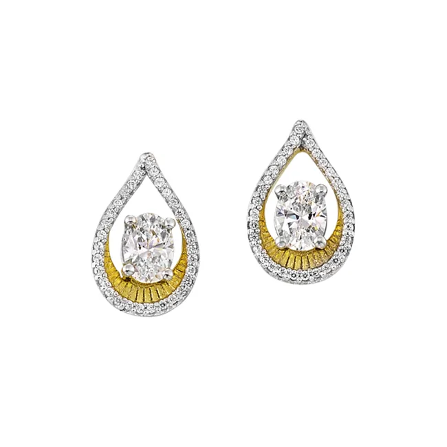 14Kt Yellow Gold Diamond 1/2Ctw Earring