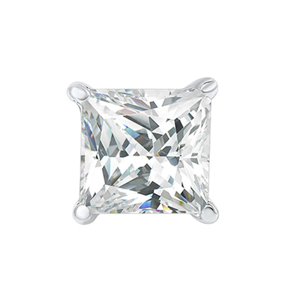 14Kt White Gold Diamond 1/2Ctw Single Earring