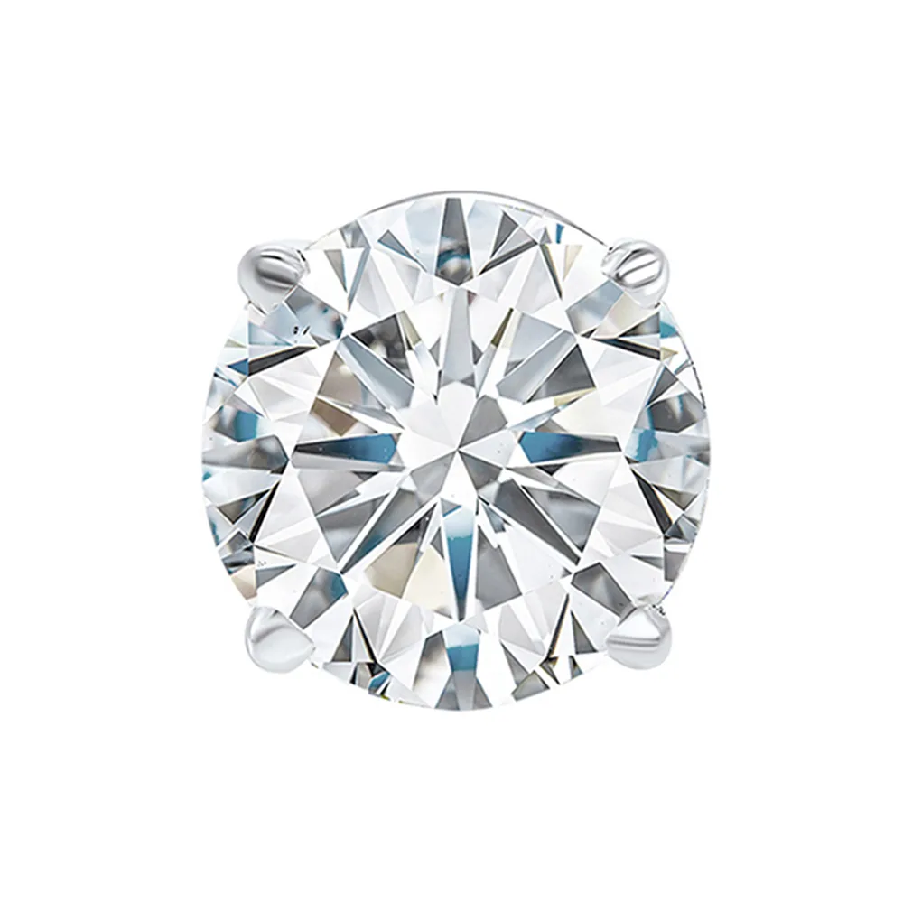 14Kt White Gold Diamond 1/2Ctw Single Earring