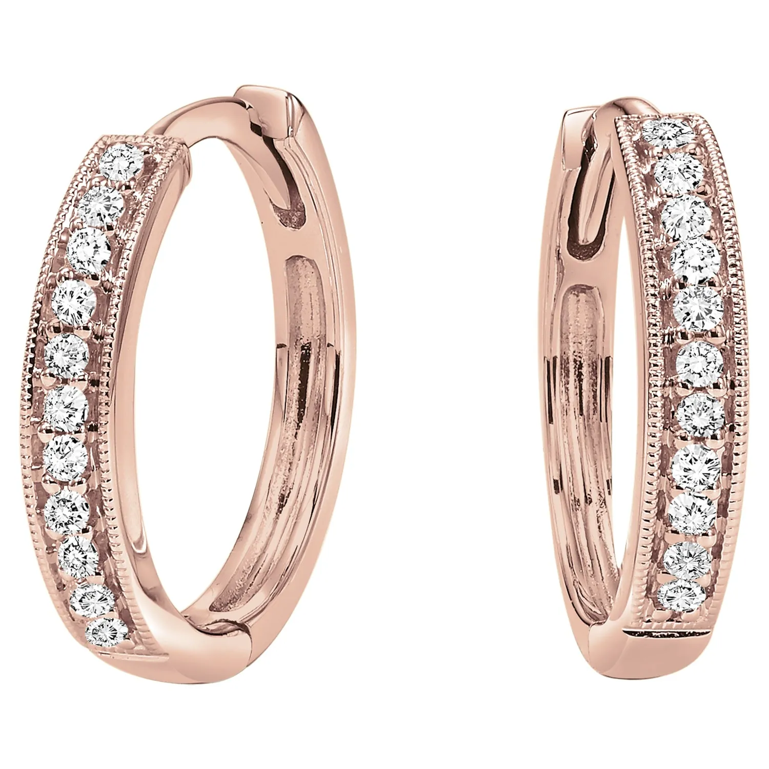 10Kt White Gold Diamond 1/7Ctw Earring