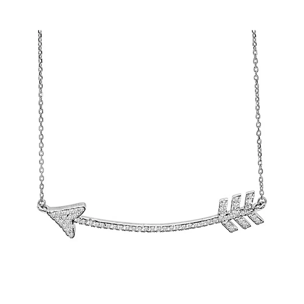 Silver Diamond 1/4Ctw Pendant