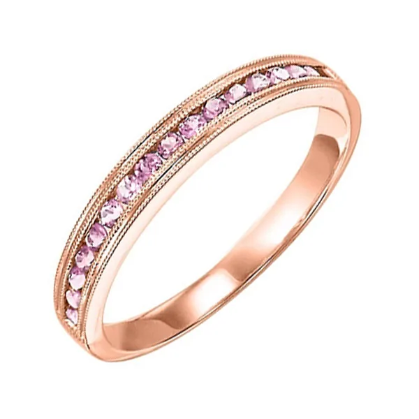 14Kt Rose Gold Pink Tourmaline 1/4Ctw Ring