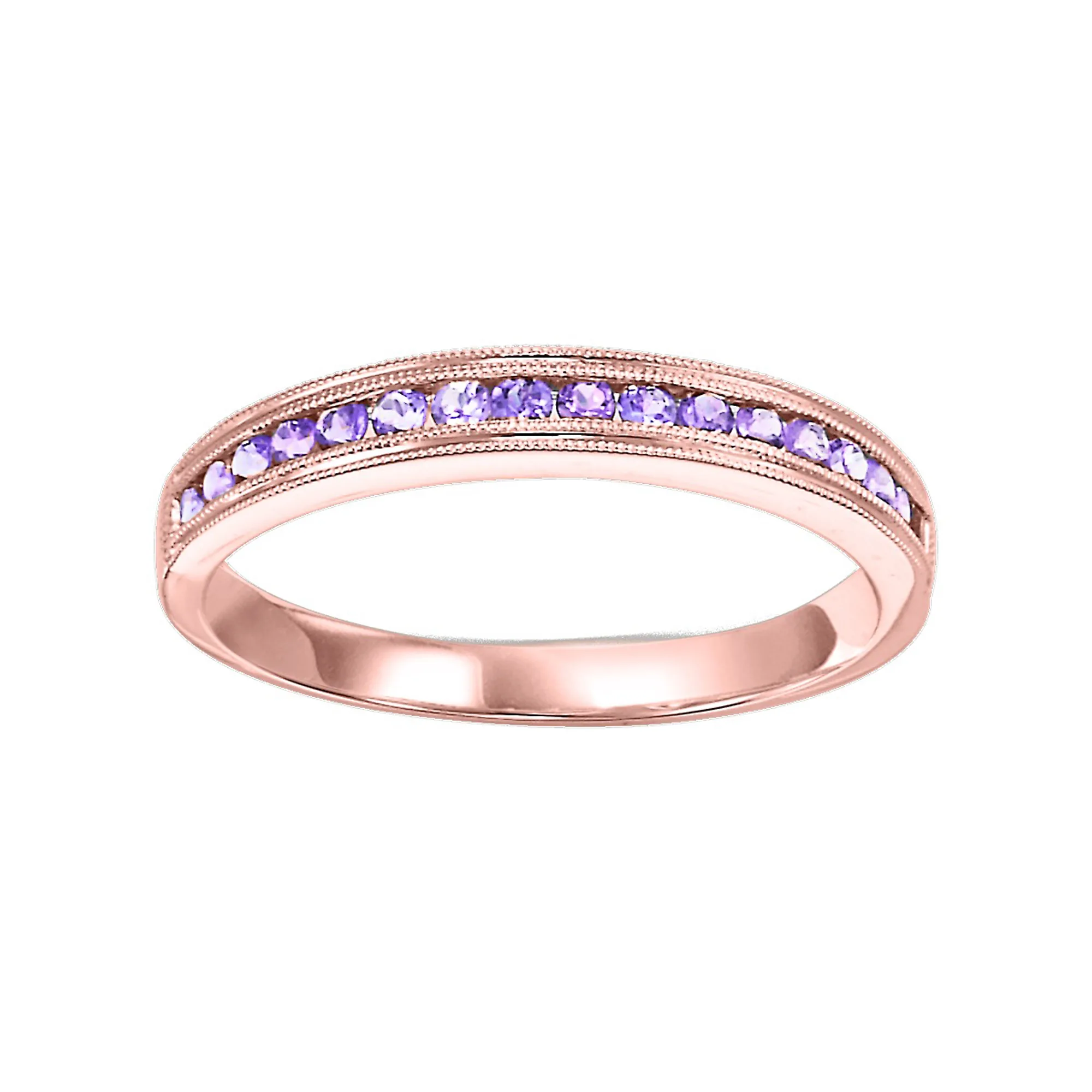 10Kt Rose Gold Syn Alexandrite 1/2Ctw Ring
