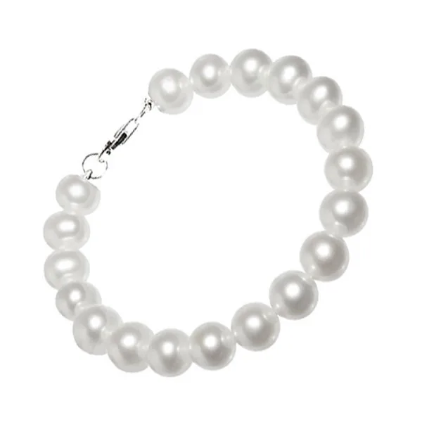Silver Pearl Bracelet