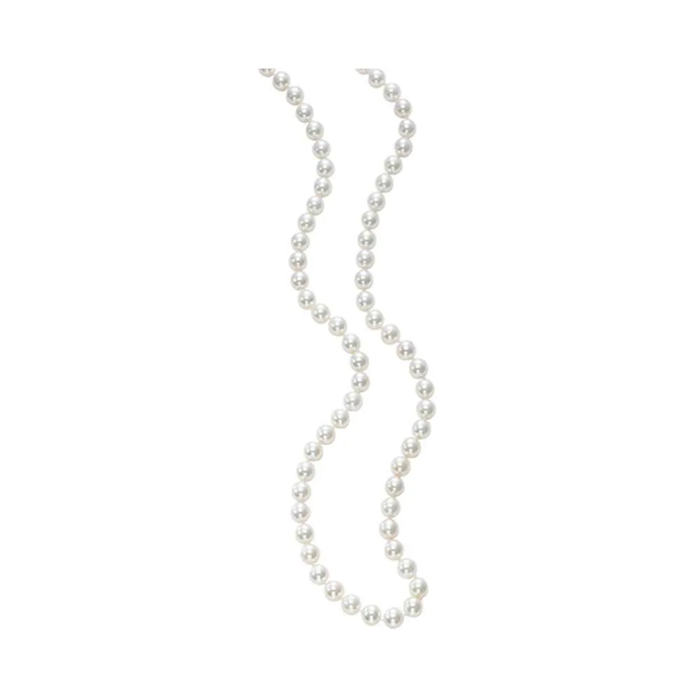 14KT Yellow Akoya pearl neckalce 5.5 - 6 mm
