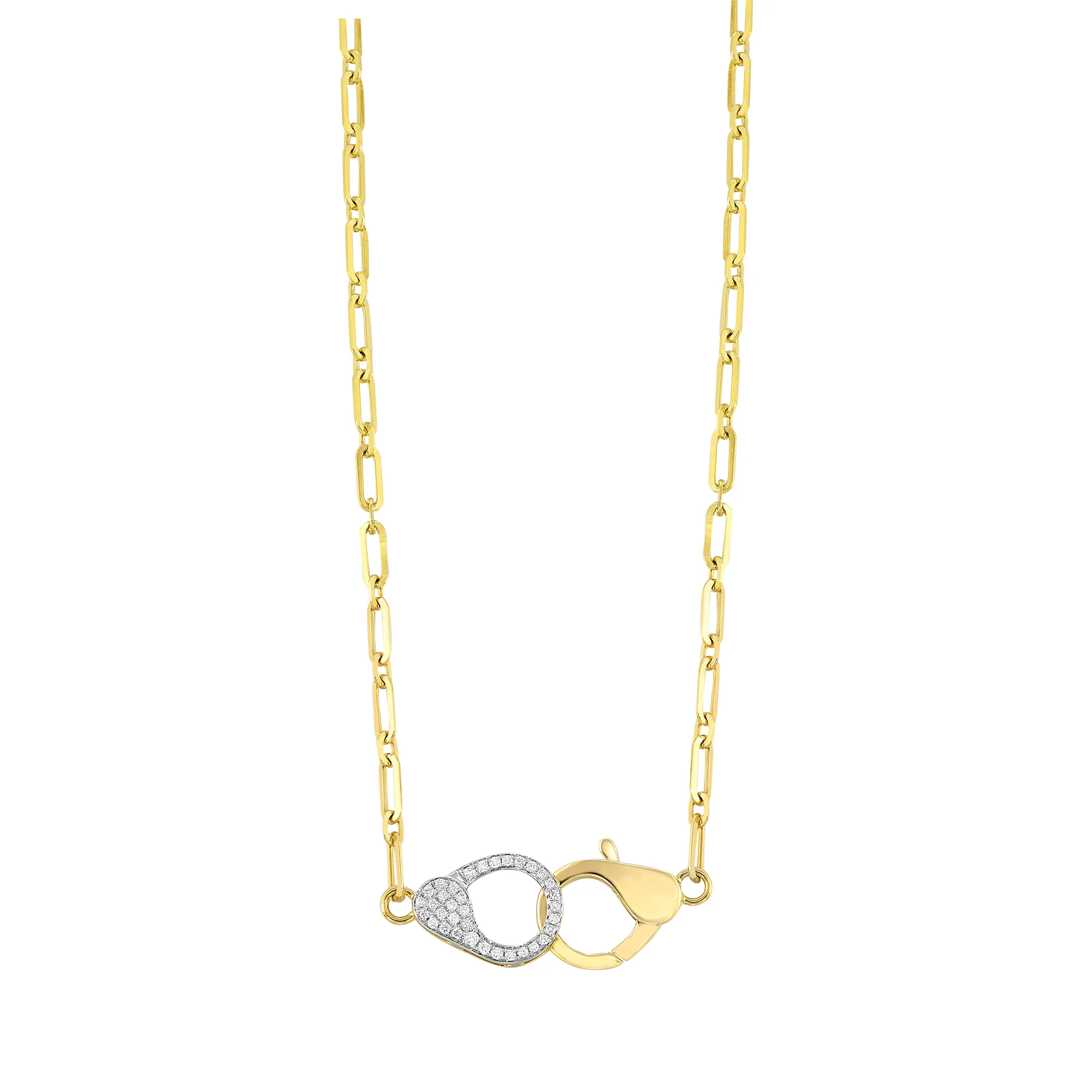 14Kt Yellow Gold Diamond 1/5Ctw Necklace