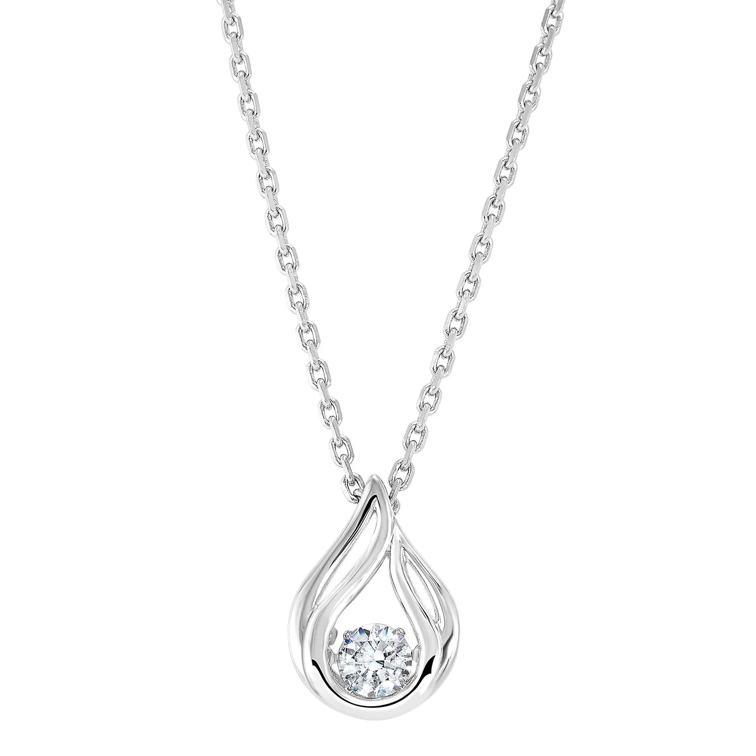 Silver White Pendant