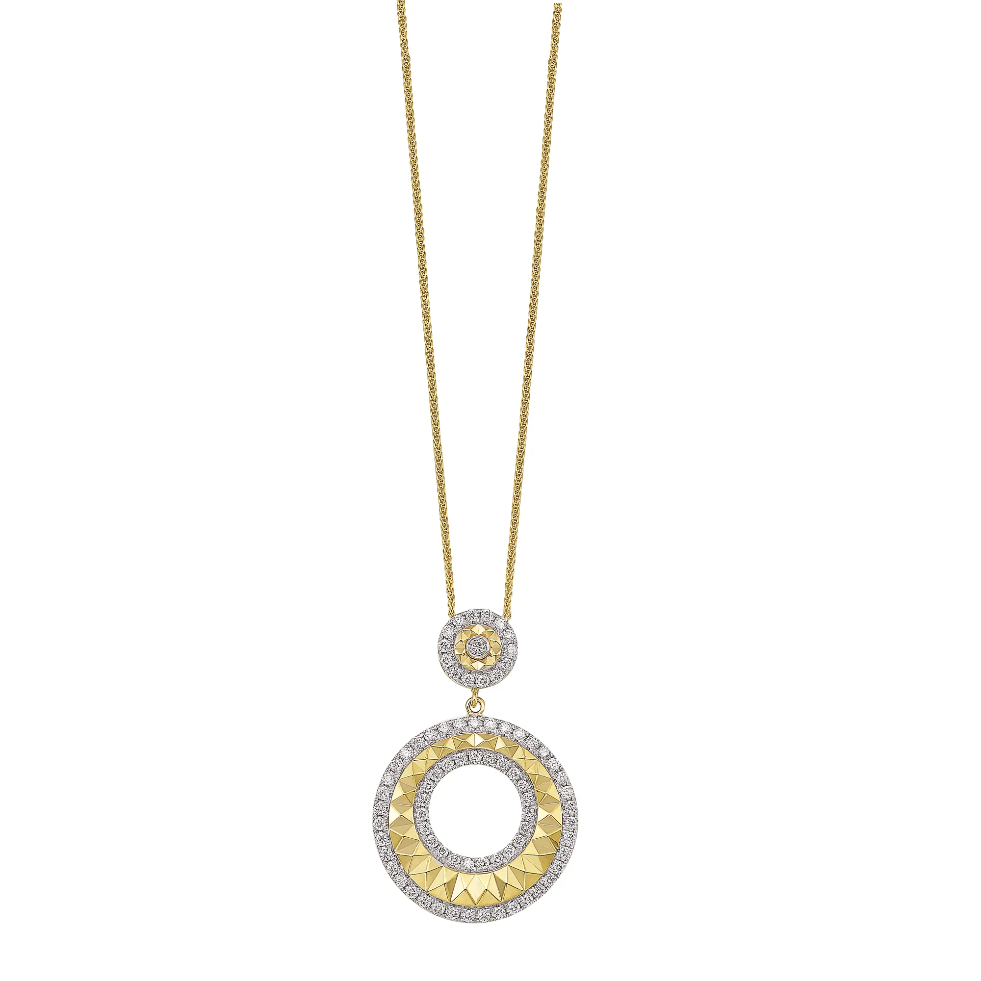 14Kt Yellow Gold Diamond 3/8Ctw Pendant