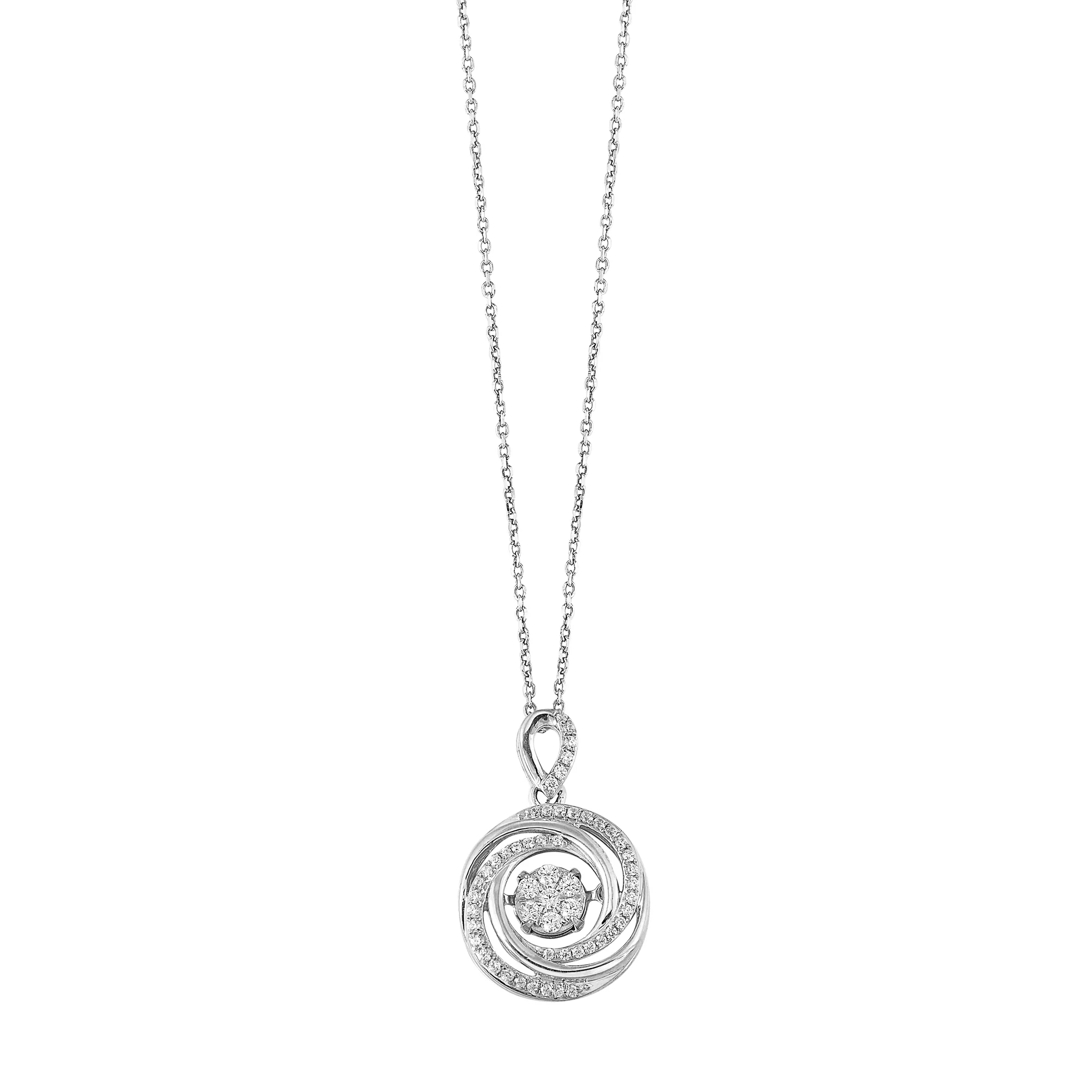 Silver Diamond 1/4Ctw Pendant