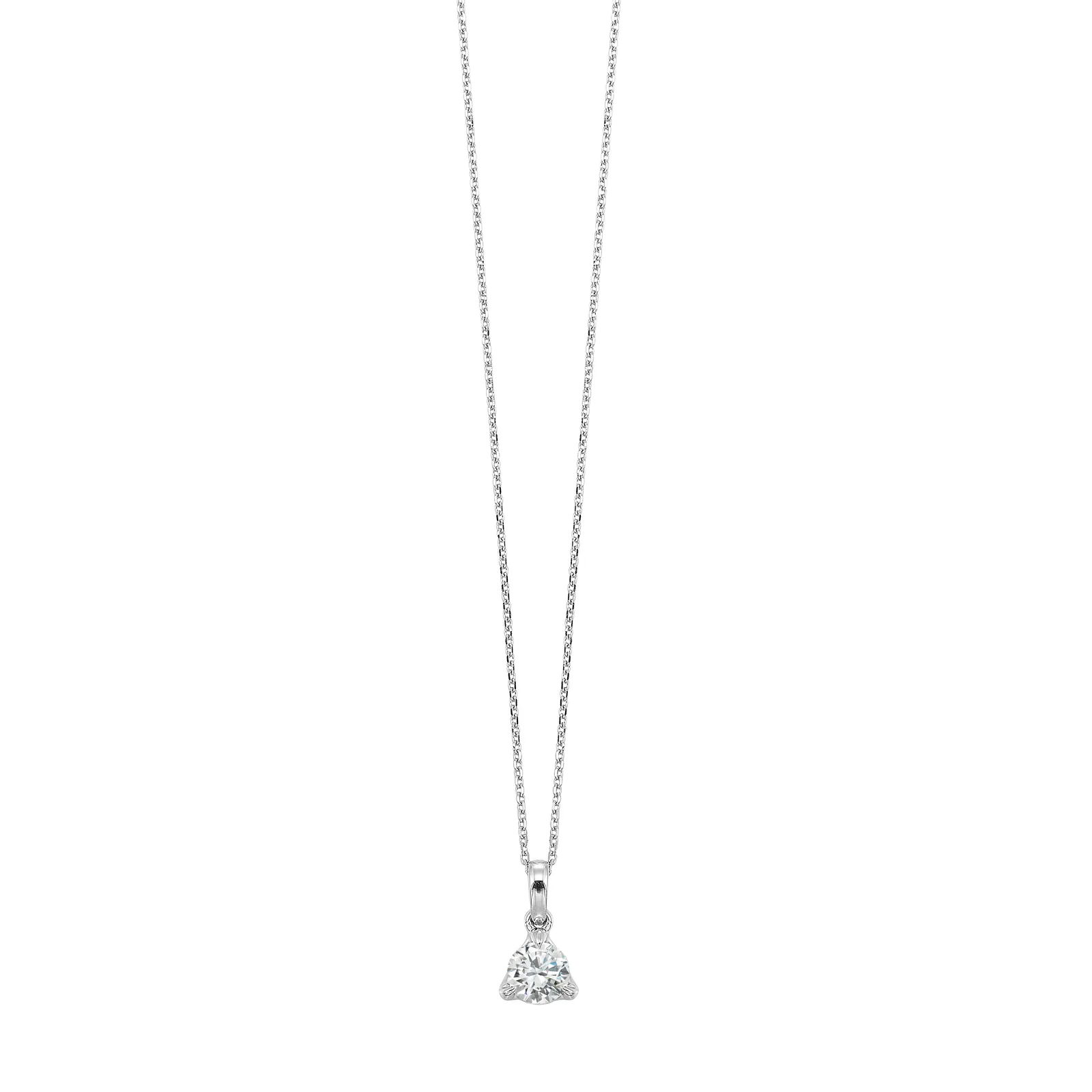 14Kt White Gold Diamond 1/3Ctw Pendant