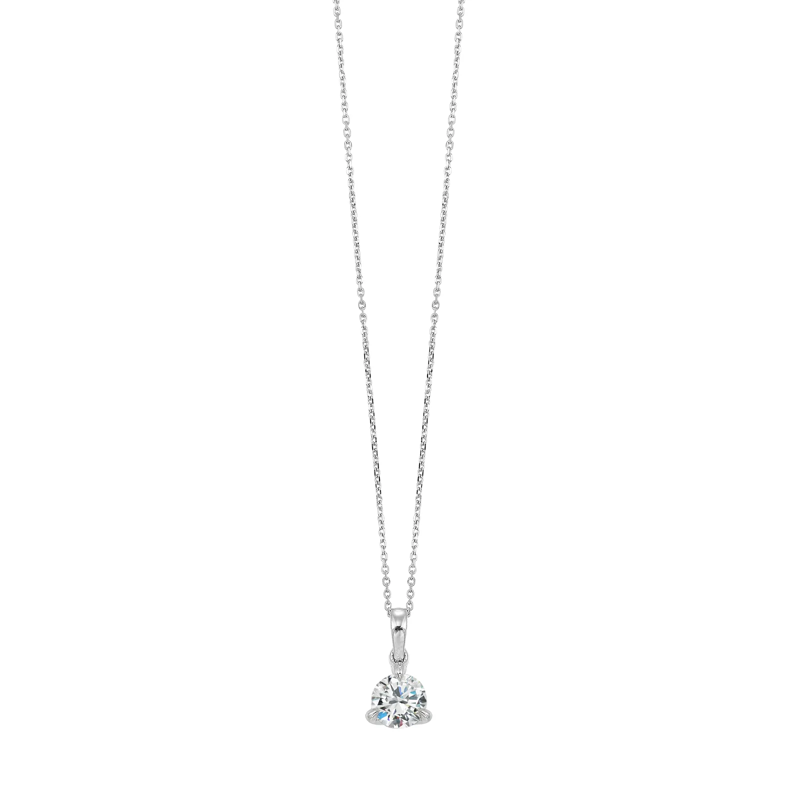 14Kt White Gold Diamond 1/2Ctw Pendant