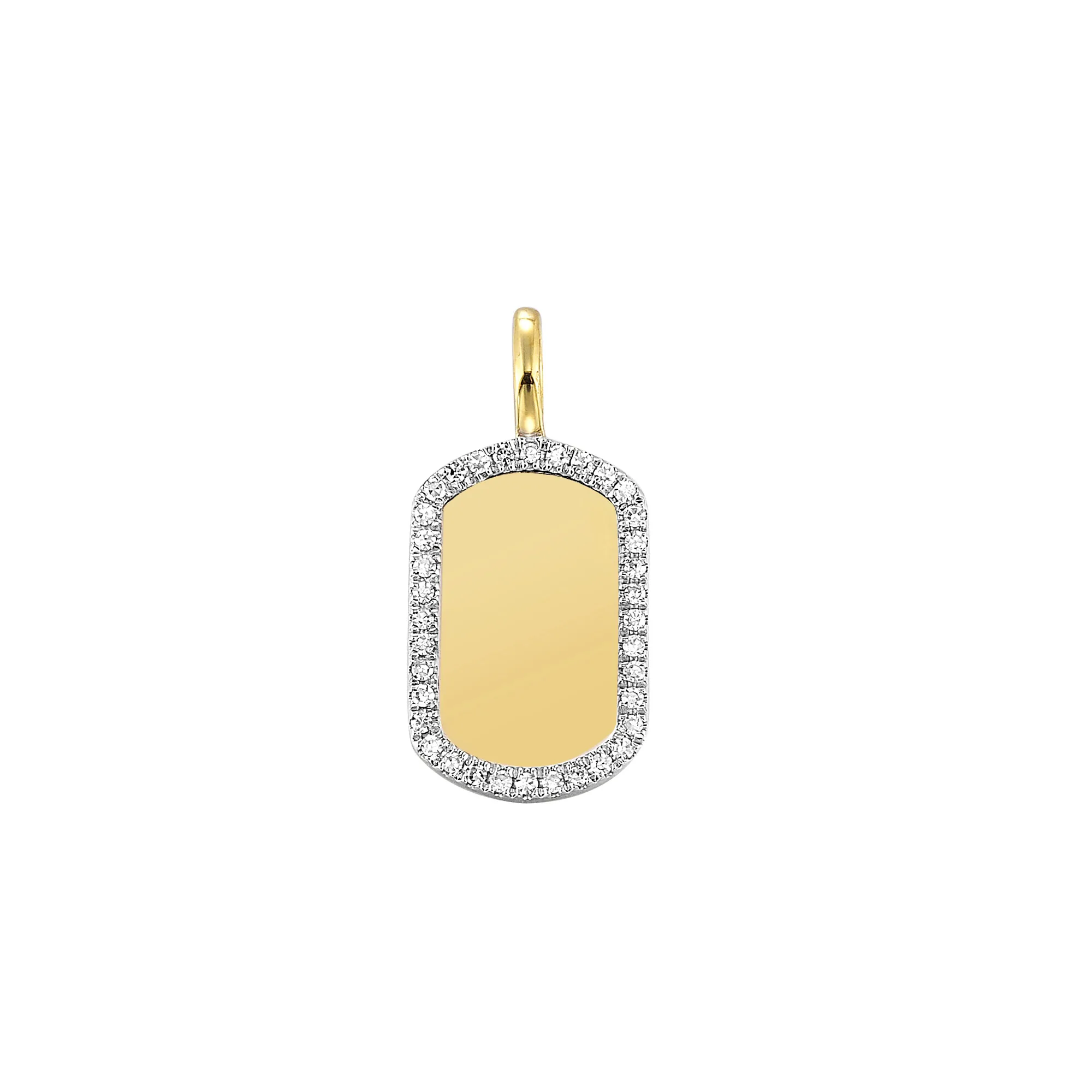 14Kt Yellow Gold Diamond 1/10ctw Pendant