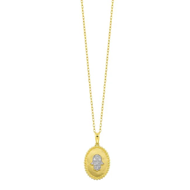 14Kt Yellow Gold Diamond 1/10Ctw Pendant