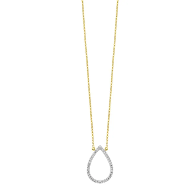 10Kt Yellow Gold Diamond 1/7Ctw Pendant