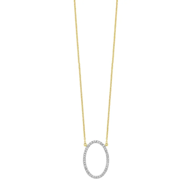 10Kt Yellow Gold Diamond 1/7Ctw Pendant