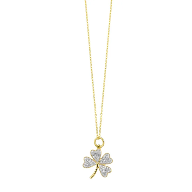10Kt Yellow Gold Diamond 1/4Ctw Pendant