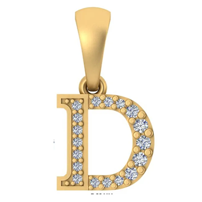 10Kt Yellow Gold Diamond 1/15Ctw Pendant