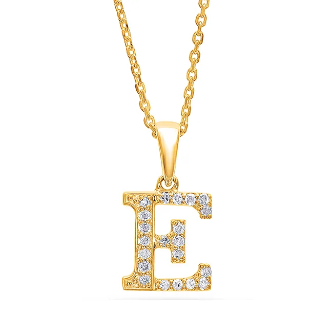 10Kt Yellow Gold Diamond 1/20Ctw Pendant