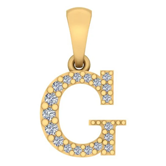 10Kt Yellow Gold Diamond 1/12Ctw Pendant